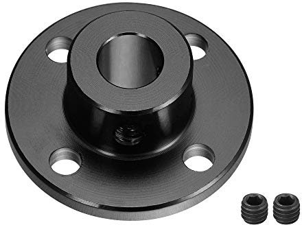 sourcing map ID 8mm H13xD10 Flanschkupplung Motorführung Wellenkupplung Motorstecker Schwarz