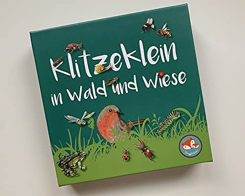 TinyFoxes Legespiel Wald und Wiese - tierischer Spaß für die ganze Familie - mit handgezeichneten Motiven - von Kristin Franke