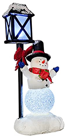 Weihnachtsdorf mit Beleuchtung, Straßenlaterne Miniatur Deko Zubehör, Weihnachtshaus Beleuchtet, Winterdorf mit Licht Zubehör, Weihnachtsdeko Amerikanisch Mini Laternen Lichterkette Miniaturen (D)