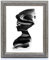 Monframe barocker Bilderrahmen Luxor - 70x90 cm Silber - Echtholzrahmen im Antik Stil