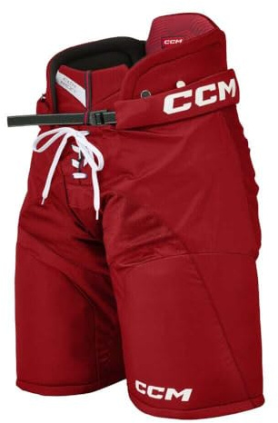 CCM Next - Pantaloni da hockey su ghiaccio, da uomo, rosso (rosso), s