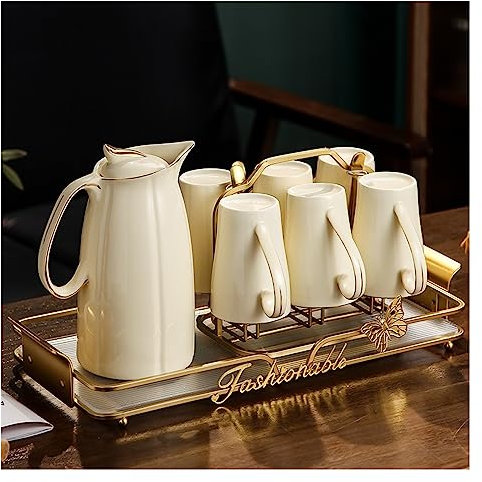 Caraffa per Acqua refrigerante Tazza d'acqua casa soggiorno inaugurazione della nuova casa tazza bollitore tazza set tazza da tè set da tè acqua set matrimonio Caraffa Acqua per Calda Fredda Acqua (