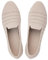 Puxowe Damen Ballerina Slip On Stricken Kleid Flache Schuhe Runde Zehe Ballerina Walking Pumps Schuhe für Frauen Bequem Elegant 38 EU Camel