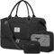 LOVEVOOK Reisetasche Sporttasche Damen Groß Weekender Travel Duffle Bag mit Kosmetiktasche Handgepäck Tasche mit Schuhfach Kliniktasche Geburt Mama Set Wasserdicht für Flugzeug Reise Sport Holiday