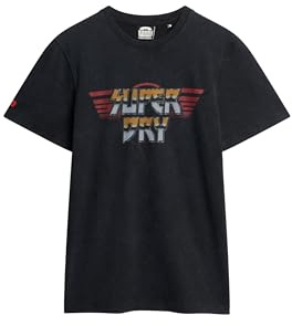 Superdry Herren T-Shirt mit Rockband-Grafik