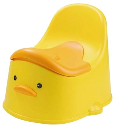 F Fityle Pot de toilette pour bébé, chaise de pot pour enfants, facile à nettoyer, siège de pot de Transition d'entraînement, siège de toilette pour, jaune