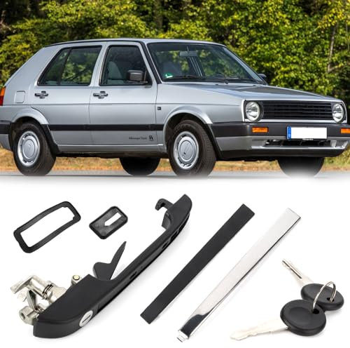 TTCR-II Kompatibel mit Türgriff VW Golf Jetta Rabbit Scirocco Außentürgriff Vorne Rechts 191837206A Türgriff Rechts Vordertür Griffverkleidung (Vorne Beifahrerseite)