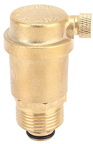 Pssopp Válvula de Liberación de Aire Automática de Latón, Rosca Macho, Elimina el Exceso de Aire Fácilmente, Adecuada para Calentadores de Agua Solares, Acondicionadores de Aire