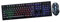 jojofuny Juego de Teclado Y Ratón para Juegos USB Teclado Mecánico con Retroiluminación Led Ratón Y Teclado para Juegos para Pc Teclado Y Ratón para Computadora con Cable