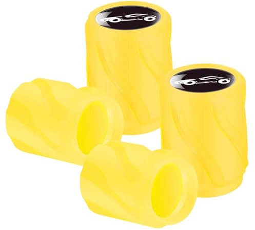 Ventilkappen für Reifenventil, glänzend, Ventilkappen für Reifen, die im Dunkeln leuchten, Ventilschaftkappen für Reifen – leuchtende Ventilschaftkappen, 4 Stück, für Auto/