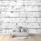 Papier peint intissé 250 x 175 cm Planche En Bois Naturel Décoration Murale, Panoramique Poster Tableaux Muraux Maison Chambre Photo Murale Décorative Blanc