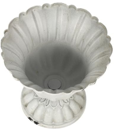 MUSISALY 2pcs Retro Wrought Iron Decorative Goblet Flowerpot for Artistic Desktop Arrangement Vintage Style Craft Vase for Flower Display