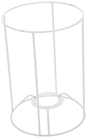 ETHZZLE 2Stücke DIY Lampenschirm für Pendelleuchten und Tischlampen Stabiler Lampenschirm Halter für Gestaltung von Decken Tischleuchten