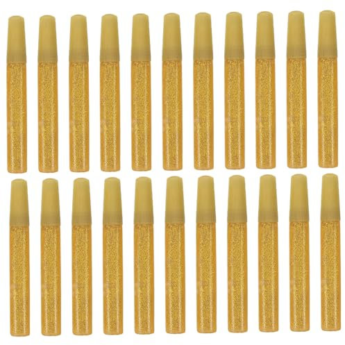 TOBBOMEY 50pezzi Glitter Glue Glitterata Per Artistici e Te Per e Scrittura Ciascuna