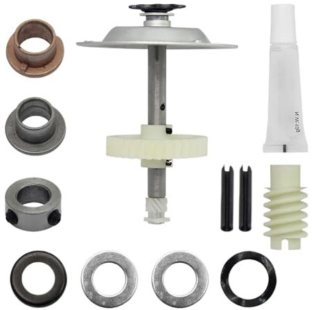Sprocket Kit, Garage Door Gear, Stainless Steel Wear Resistant Sturdy Material Chain Drive Easy Installation Replacement Parts Secure Fit, Opener Gear Kit for Home Tools