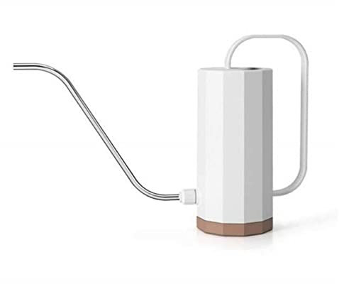 UWLFFLWZ Gießkanne 1.2l Langmaul Bewässerung Kann Pflanze Sprinkler Topf praktische Blumen Gartenarbeit Werkzeuge Griff Home Bewässerung Zubehör Gießkanne Zimmerpflanzen(White A)