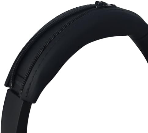 umvowuxa Fascia per cuffie Sony WH-1000XM4/1000XM3/WH-XB910N/WH-CH720N, in silicone, accessori per cuffie Anker Soundcore Q45/Q30/Q35/Q20/Q10 (nero)