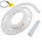 Puupaa Air Conditioner Drain Hose, 1-10m Flexible Drainage Pipe, Portable Dehumidifier Drainage Hose with Connectors and Clamp for Air Conditioner, Washing Machine(1m)