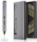 ARROWMAX Mini penna per trapano elettrico, 13 in 1, con custodia in alluminio, ricaricabile, 800 giri/min, kit trapano a mano con morsa ad ago, 10 punte HSS, fai da te, legno, creazione di gioielli