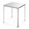 Oviala Quadratischer Gartentisch aus Aluminium