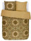 Essenza Bettwäsche Cadiz Gold Gelb Ornamente Paisley Satin, Größe:155 cm x 220 cm