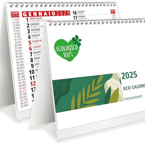 2020 Tischkalender für Zuhause und Büro mit Mond, Sants und Wochen - FSC® zertifiziert