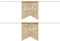 PartyDeco Jute Stuhl Aufhänger Bride Braut Grooom Braut und Bräutigam Boho Dekoration Rustic Style Natural Wedding Party Dekorationen