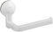 MSV Handtuchhalter Weiß Matt, Polyvinylchlorid (PVC), White