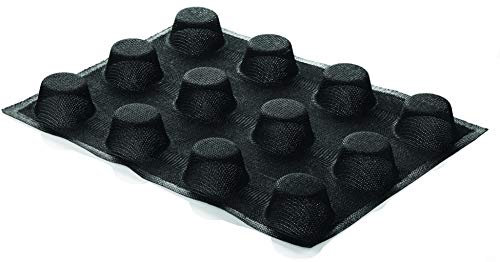 Silikomart | Micro-Forme in Silicone Perforato, Stampo Round, Misure 400 x 300 x 40 mm,