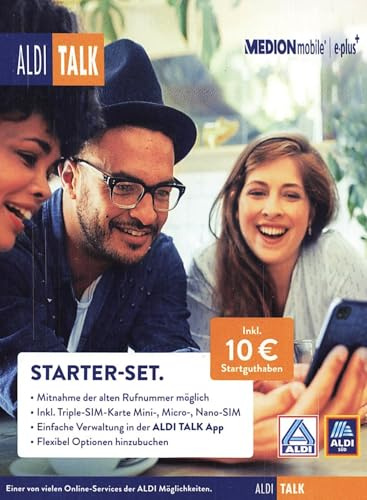 ALDI Talk prepaid Starter - Set inkl. 10 € Startguthaben