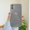 ZTOFERA TPU Case for iPhone 11, Glossy Soft TPU Case with Simple Heart Pattern, Slim Light-wight Protective Bumper Cover for iPhone 11 (6.1) - Grey