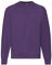 Fruit of the Loom Felpa con maniche raglan, da uomo, viola., S