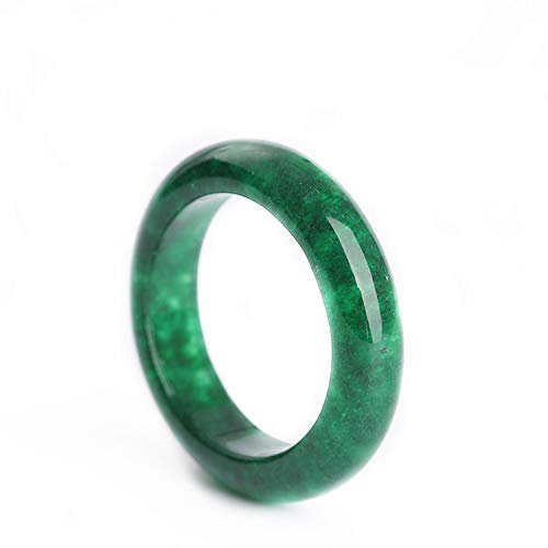 yigedan Jadeite Jade Ring Band for Woman or Man Thin Modern Ring Jewelry, Raw Stone Ring, Chinese Jade Ring, Solid Stone Ring