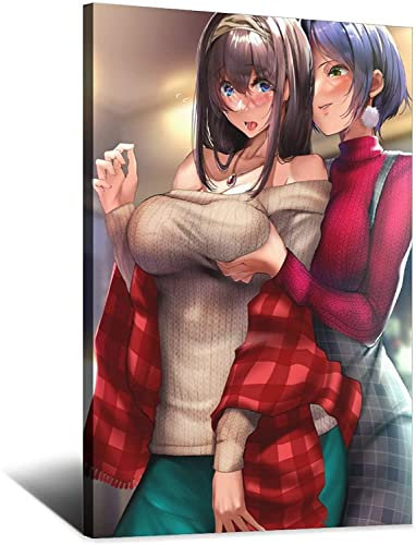 RuiChuangKeJi Bilddruck 40x60cm rahmenloses Anime Hot Girl Poster sexy niedlich Zuhause Schlafzimmer Dekoration Poster Geschenk Wandmalerei Poster