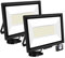 RIGIDON 2x 200W Projecteur d'extérieur Led Avec Detecteur de Mouvement, 20000 LM 6000K Blanche Froide, IP66 étanche Éclairage de Sécurité Extérieur, Projecteur led de Patio Garage Terrasse Jardin