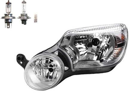 Johns, Scheinwerfer Halogen kompatibel zu Yeti 05/2009-09/2013 Links Leuchtmittel