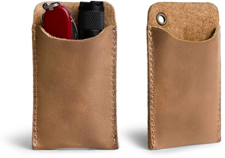 Hide & Drink EDC Pocket Slip handgefertigt aus Vollnarbenleder, Multitool-Hülle & Stifthalter für den täglichen Gebrauch, Camping-Zubehör