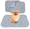 2 Stück sehr saugfähig Welpenunterlagen, 46*61cm Wasserdicht und waschbar Puppy Training Pads, rutschfeste Hundedecke für Hundekäfig, Sofa und Boden Grau
