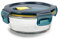 Quid Astral Recipiente Redondo Hermético Vidrio 14x14x6cm - 40cl Otros Vidrios Apto Microondas Apto Congelador Reciclable