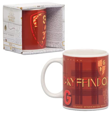 Harry Potter Tazza da Caffè, Tazza di Hogwarts, Tazza Design Grifondoro, Regalo di Hogwarts | Rosso