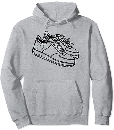 Menschliche Schuhe Künstlerisches Design Pullover Hoodie