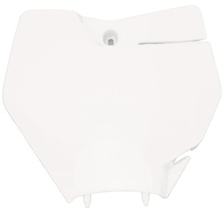 Jadeshay Motorrad-Nummernschild Vorne, ABS-Kunststoff-Motorrad-Nummernschild Für EXC 150 250 300 TPI 2020 Bis 2022(Weiß)