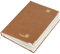 POPRUN Premium Kalender 2025 Wochenplaner (Aug.2024-Dez.2025), ca. A4 (26,5 x 21,5 cm), 17-Monate-Terminplaner, Buchkalender 2025 Hardcover mit Vergoldete Schutzecken, 100 GSM Papier - Braun