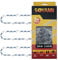 3Pcs Catena per Motosega 16Pollici (40cm), 56 Maglie, Passo 3/8, Spessore 0.050 (1,3mm), Catena di Ricambio per Motosega, Catena per Motosega Basso Rimbalzo per Dolmar, Stihl, Einhell, Oregon, Bosch