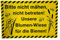 Generisch Schild Hinweisschild Blumenwiese Bienen Mähen Artenvielfalt Öffentliche Flächen Parkanlagen 30 x 20 CM