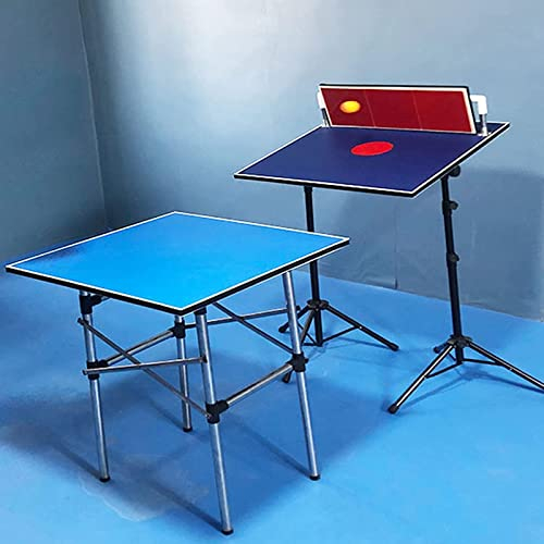 XNZJHPP Gummi-Rebound-Board, Tischtennis-Zugmaschine, verstellbar, professionelles Backboard mit echtem anthropomorphen sphärischen Bogen
