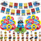 Train Birthday Party Decorations Supplies, Banner, Balloons, Cake Topper Cake Decorations Cupcake Toppers