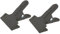 PDETVEO 2PCS 4-1/4 Inch Heavy Duty Spring Clamps Clips, Large White Metal Hinge Clip, Rubber File Clamps for Photography Background Stands, Home Improvement Projects