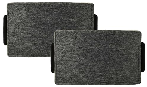 vhbw 2X Aktivkohlefilter kompatibel mit Miele DA 3596, DA 3668, DA 3690, DA 3598, DA 3660, DA 3698 Dunstabzugshaube - 23,7 x 14,6 x 1,9 cm