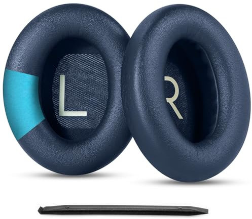YunYiYi NC700 Ersatz-Ohrpolster, kompatibel mit Bose 700 NC700 Wireless Headset, Ohrpolster mit weicherem Memory-Schaum, hochdichter Geräuschunterdrückungsschaum, zusätzliche Dicke, Blau